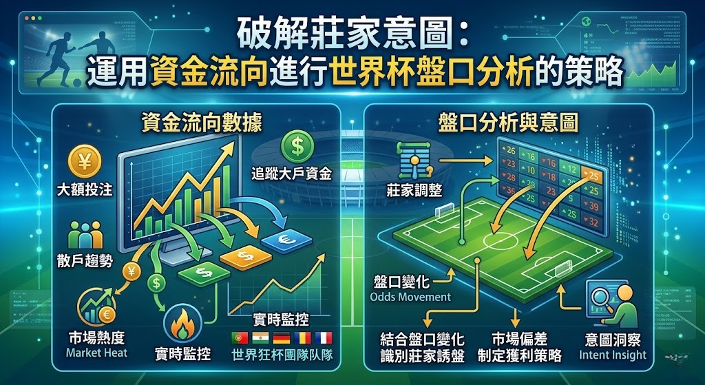 運用資金流向進行世界杯盤口分析的策略