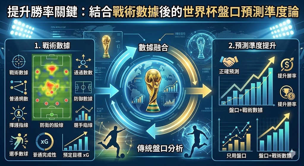 結合戰術數據後的世界杯盤口預測準度